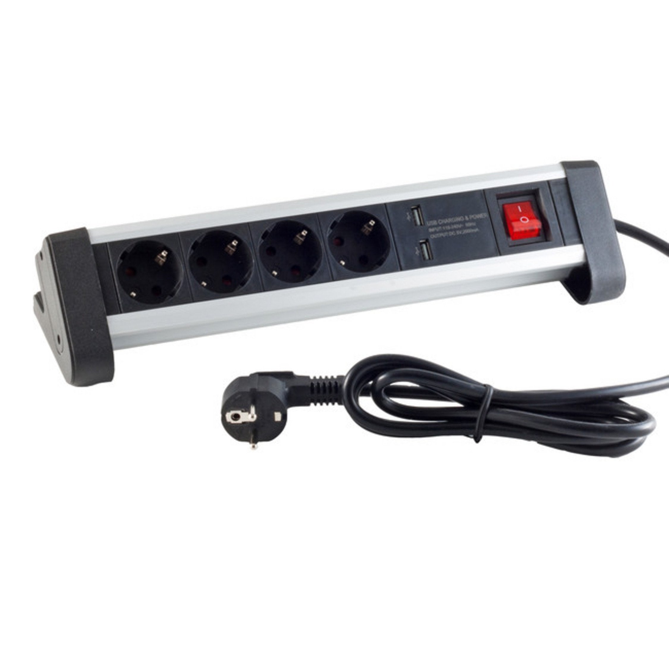 EAN 4017538071743 - S/CONN maximum connectivity 60317 base múltiple 1,5 m 4 salidas AC Interior Negro, Blanco imagen 1