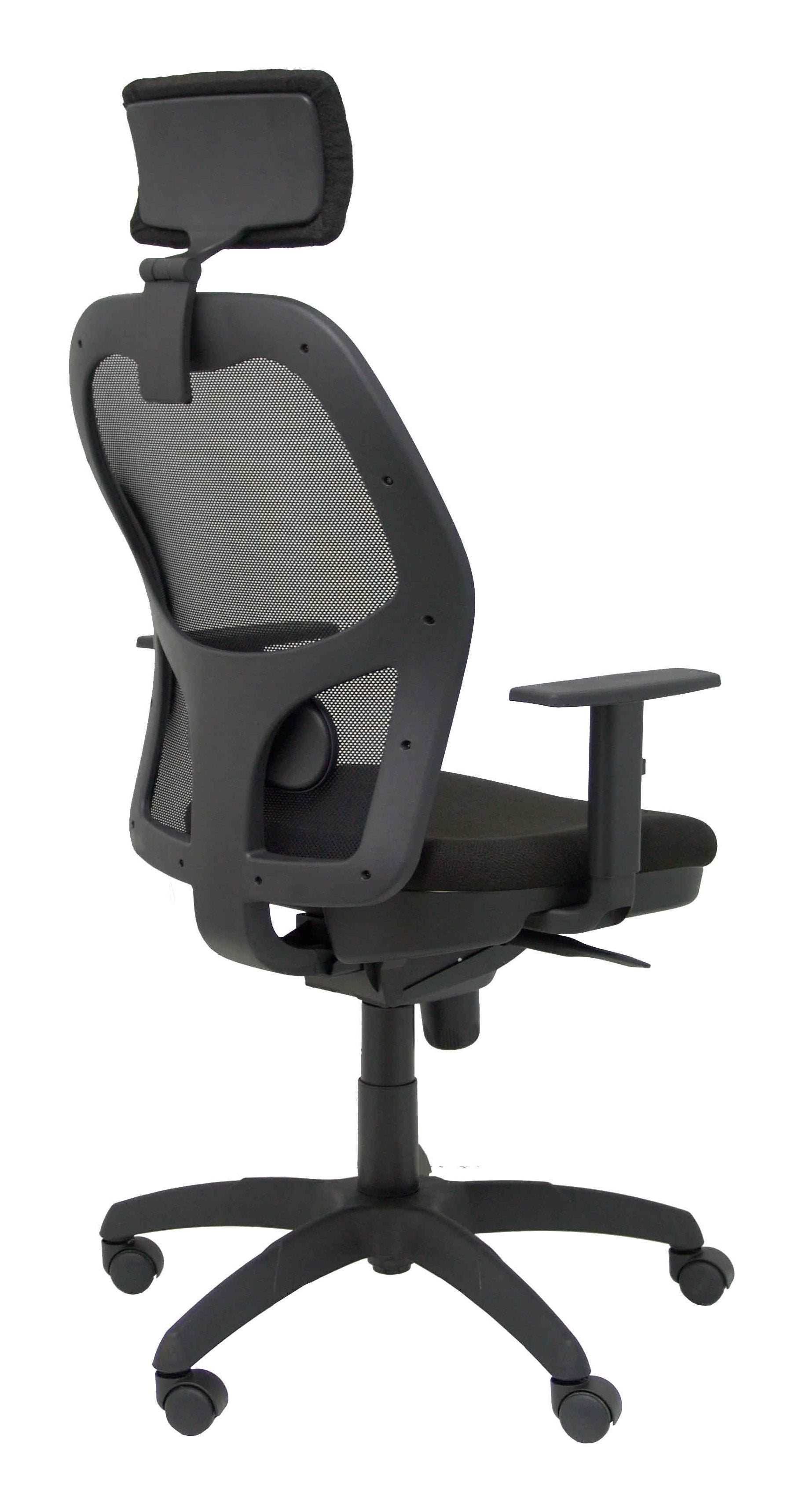 Silla Jorquera Malla Negra Asiento Bali Negro Cab