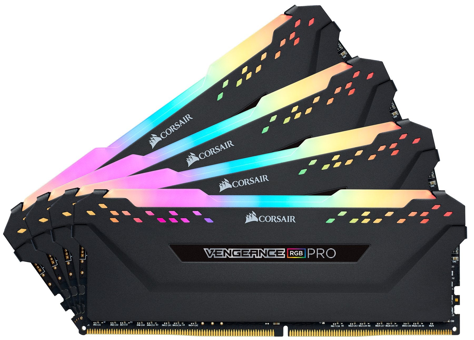 EAN 840006623311 - Corsair Vengeance RGB Pro CMW64GX4M4E3200C16 módulo de memoria 64 GB 4 x 16 GB DDR4 288-pin DIMM imagen 1