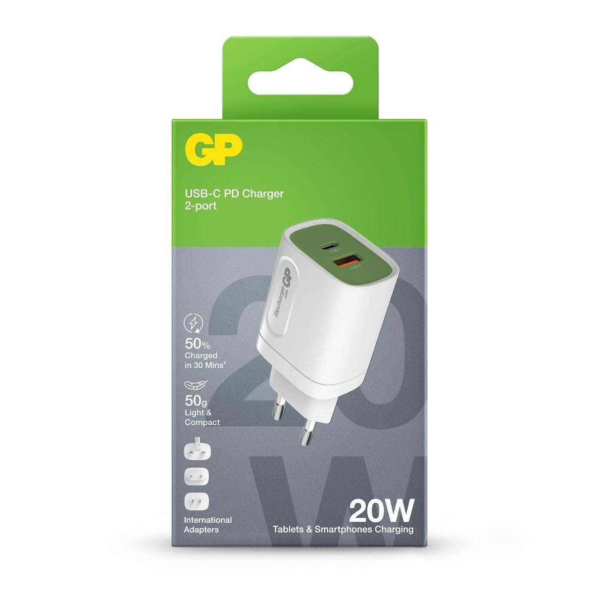Gp Batteries 150gp20wpd Cargador De Dispositivo Móvil Blanco Interior