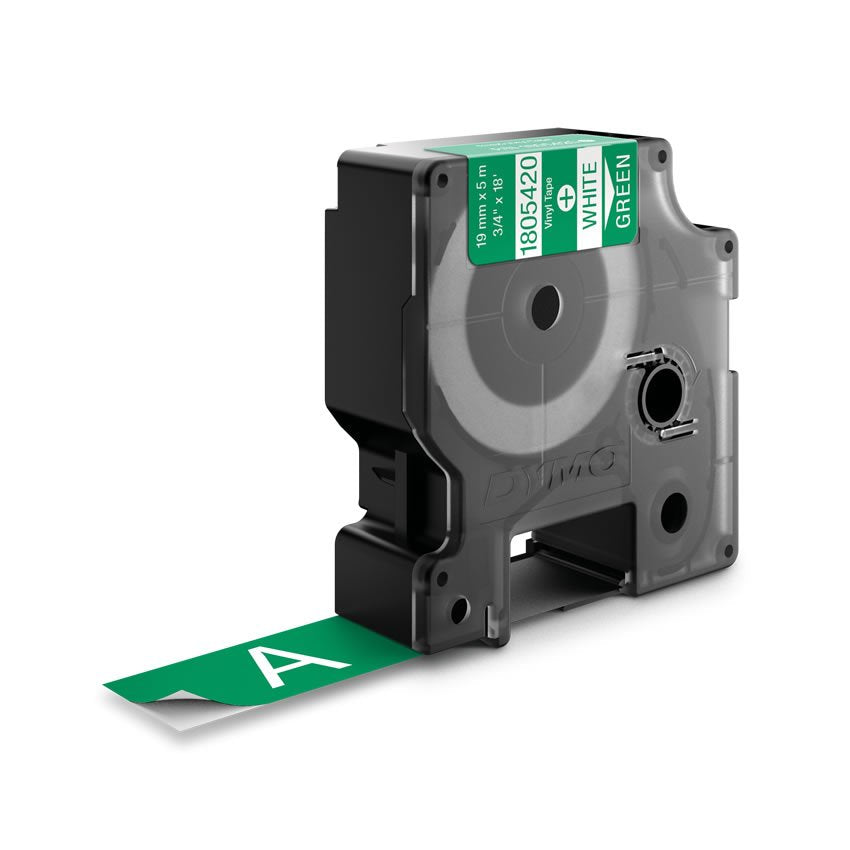 EAN 0071701059765 - DYMO 1805420 cinta para impresora de etiquetas Blanco sobre verde imagen 4