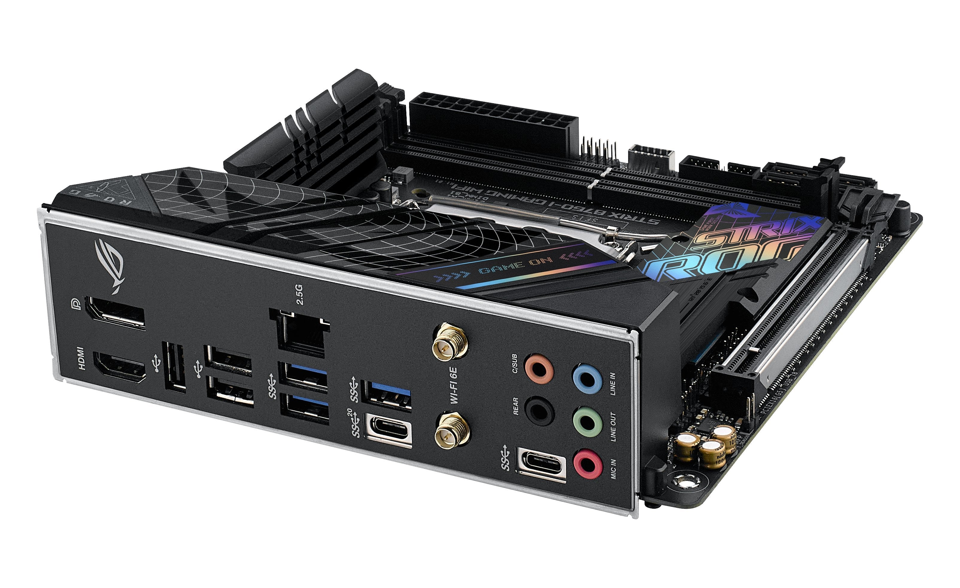 EAN 4711081997658 - ASUS ROG STRIX B760-I GAMING WIFI Intel B760 LGA 1700 mini ITX imagen 11