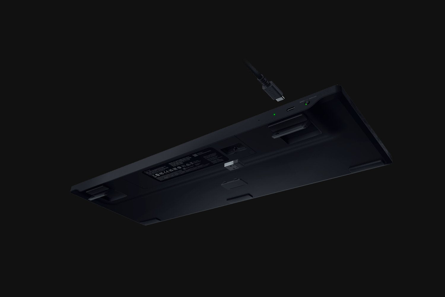 EAN 8887910072295 - Razer BlackWidow V4 Low-Profile HyperSpeed teclado Juego USB + RF Wireless + Bluetooth QWERTY Internacion imagen 6