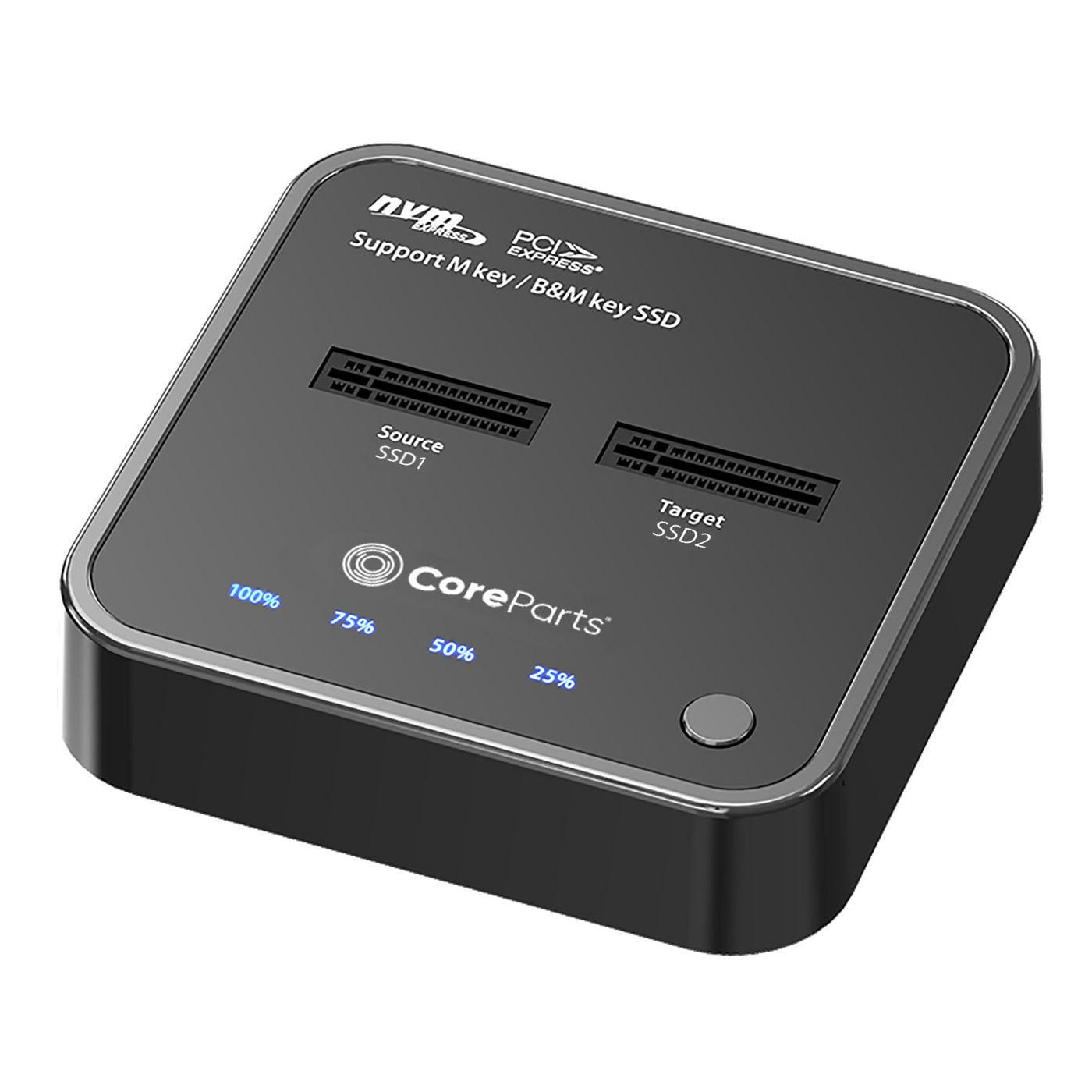EAN 5704174818595 - CoreParts MS-CLONER-NVME base de conexión para disco duro USB 3.2 Gen 2 (3.1 Gen 2) Type-C Negro imagen 2