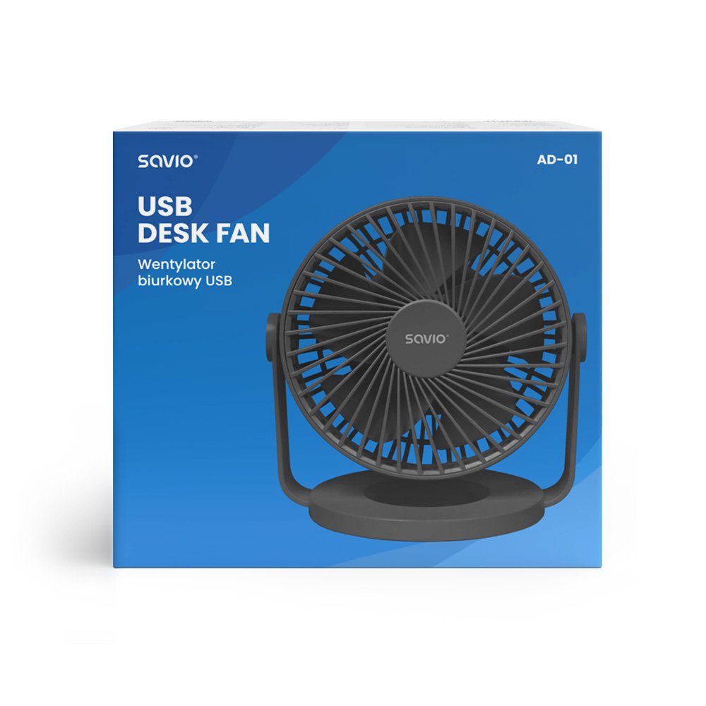EAN 5901986048589 - Savio AD-01 ventilador Negro imagen 4