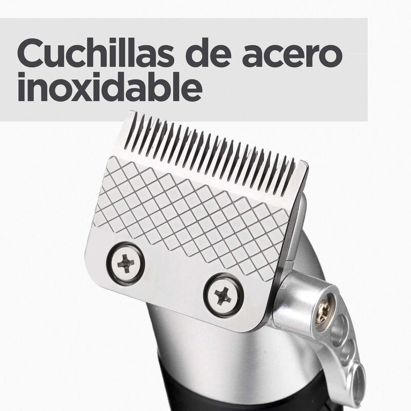 EAN 3030050194142 - BaByliss E812E cortadora de pelo y maquinilla Negro, Acero inoxidable 8 Ión de litio imagen 4