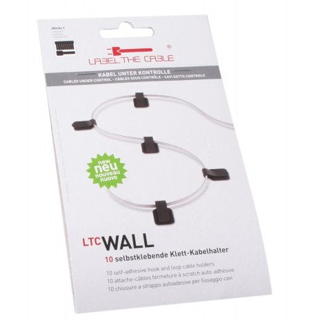 Label-The-Cable Wall, Ltc 3110, Juego De 10 Negro