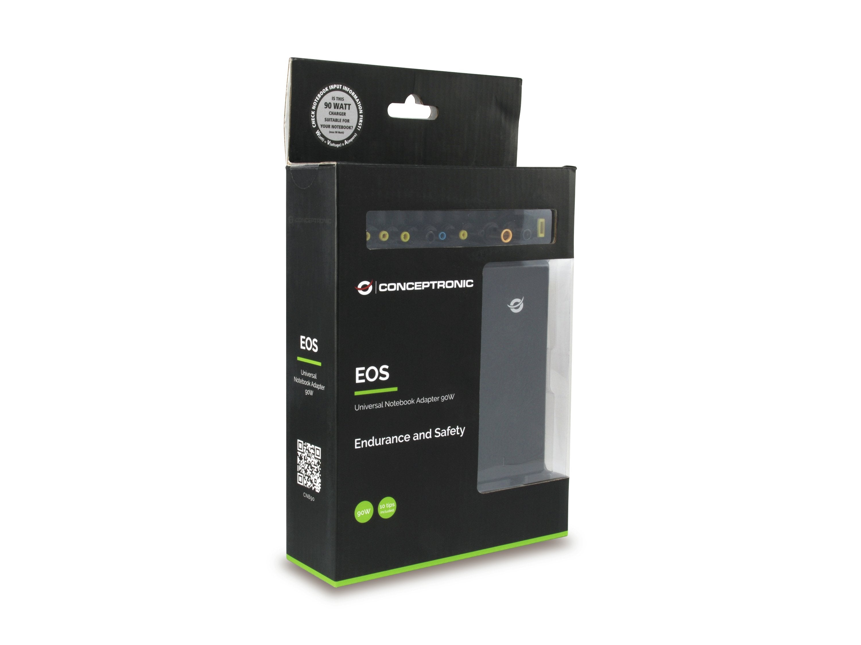 Conceptronic Cargador De Portatil 90w + Cargador Por Usb 10conectores