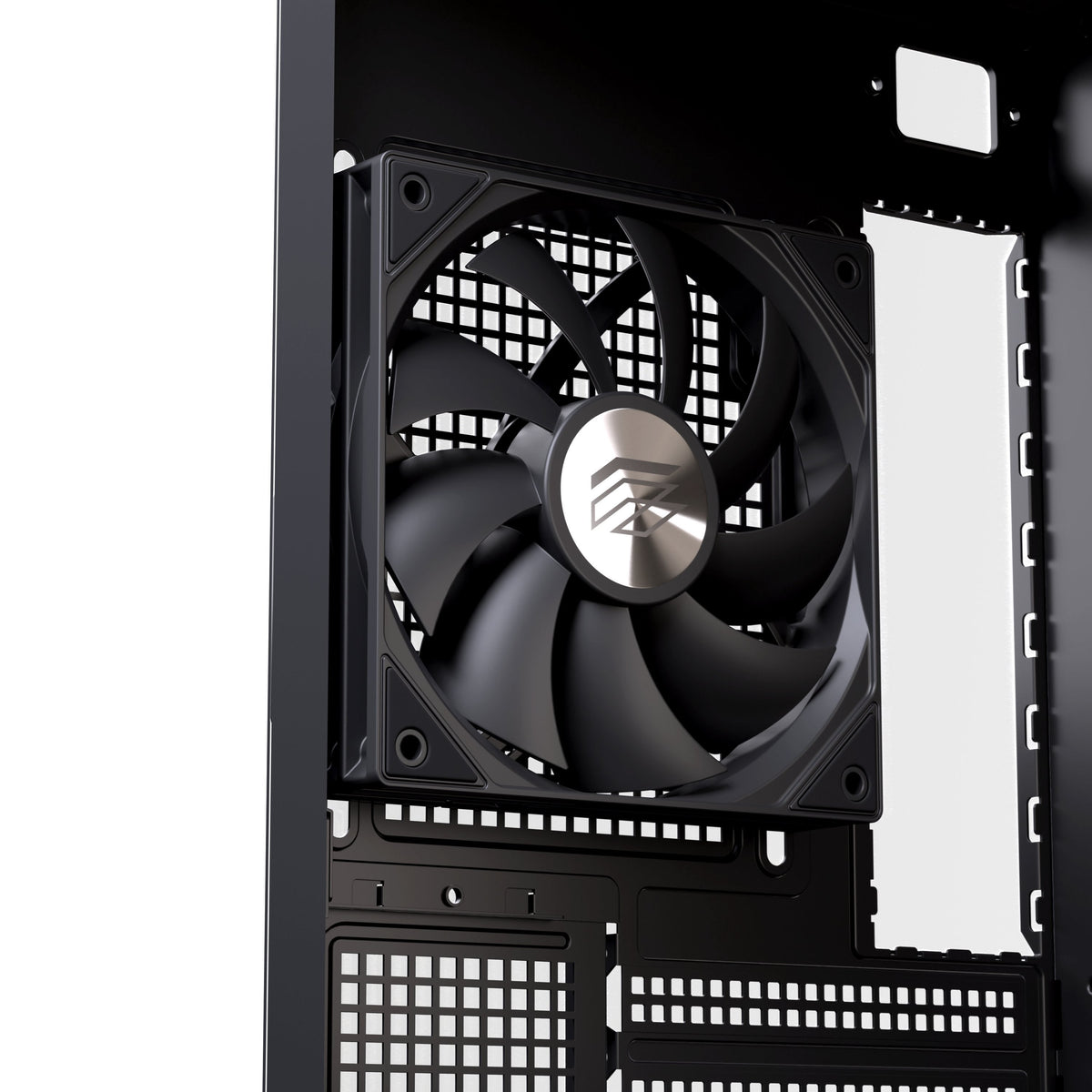 Caja Pc Micro-Atx Semitorre Einarex Pm300 Core C-Templado Negra Excs-Pm-300c-B