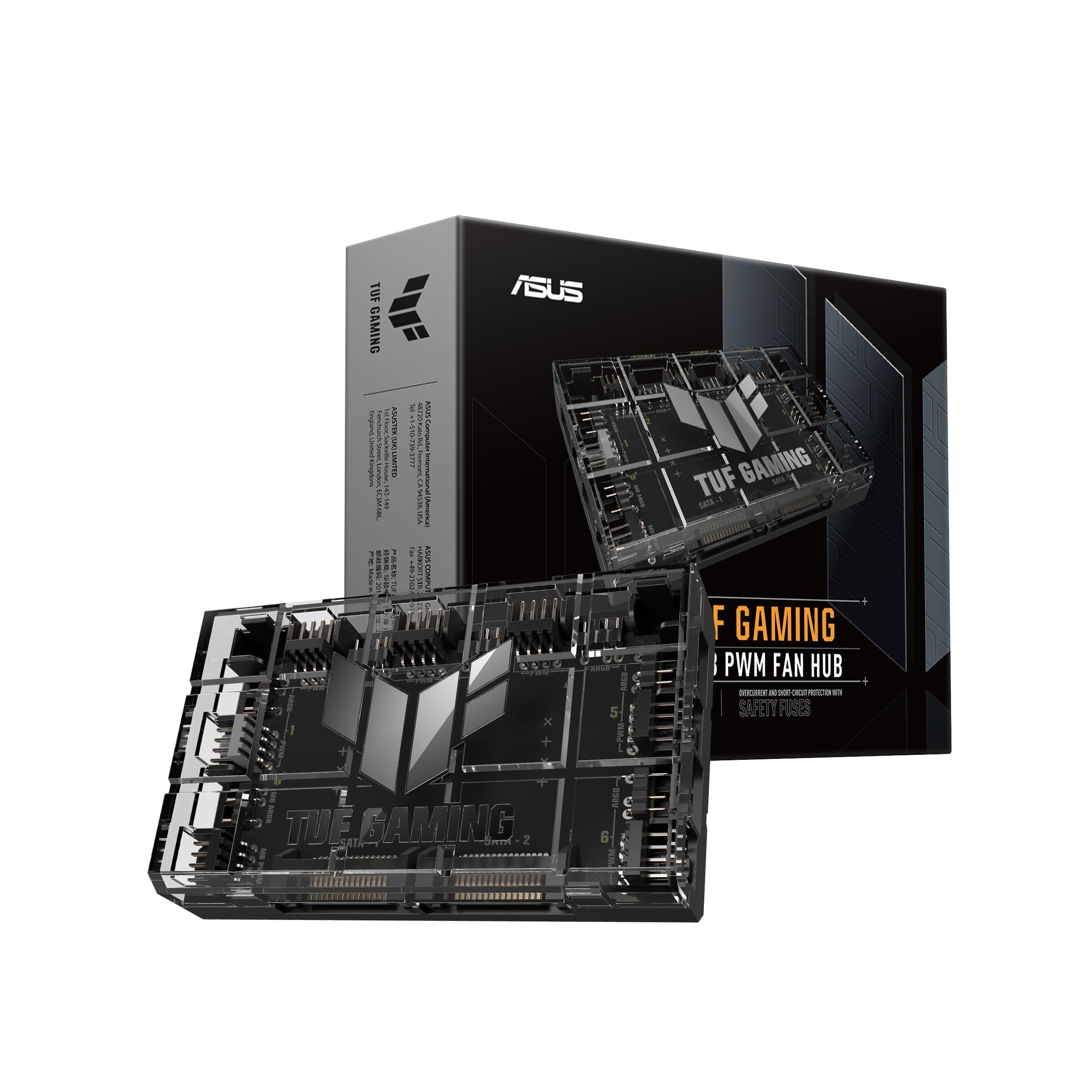 EAN 4711387509777 - ASUS TUF Gaming ARGB PWM Fan Hub Controlador de ventilador imagen 6