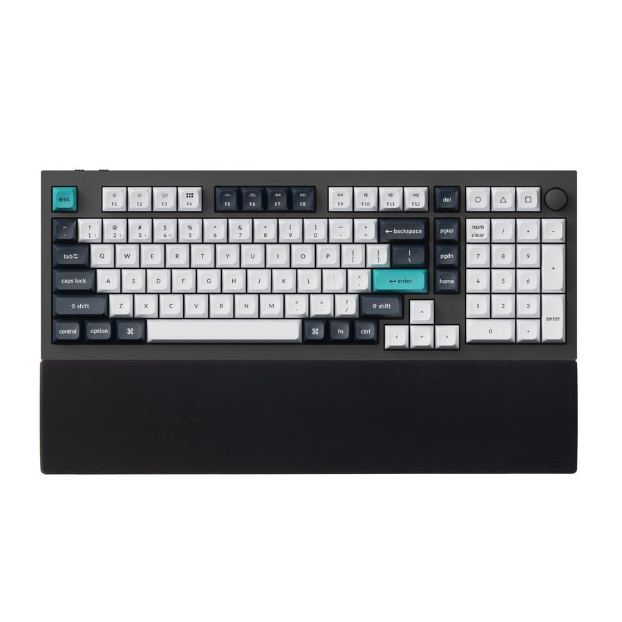Keychron Silicone Palm Rest Para K4/Q5/V5 (Negro) Pr51
