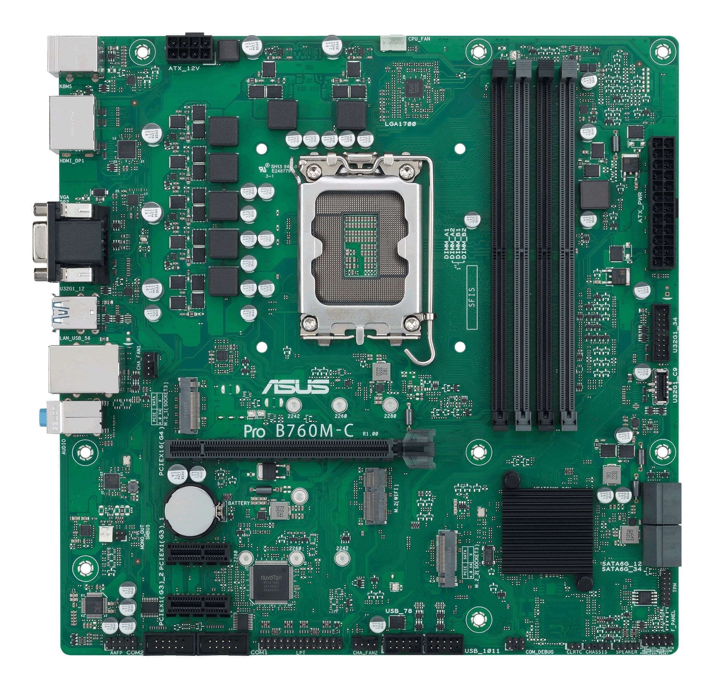 EAN 4711387014691 - ASUS PRO B760M-C-CSM Intel B760 LGA 1700 micro ATX imagen 2