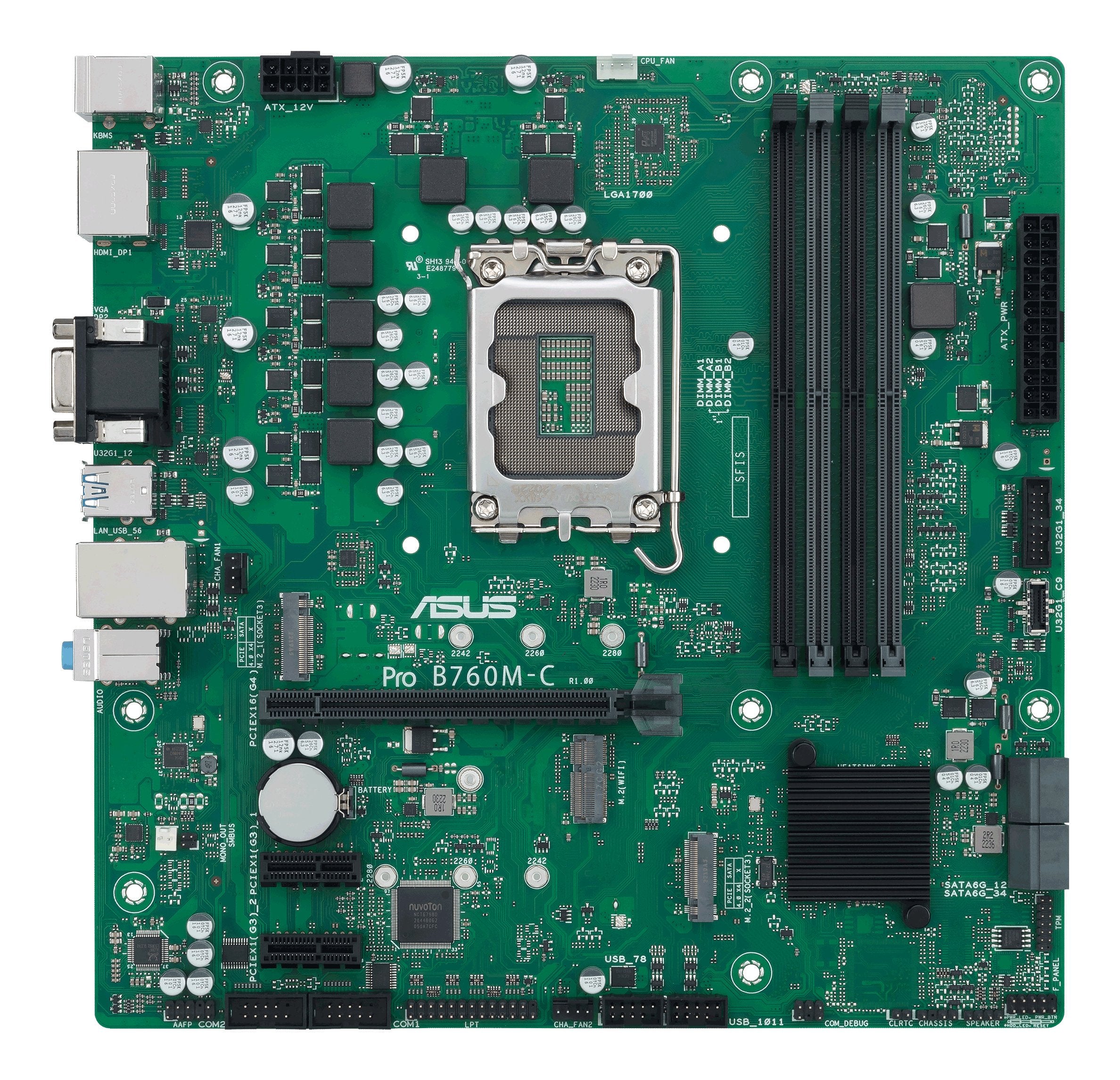 EAN 4711387014691 - ASUS PRO B760M-C-CSM Intel B760 LGA 1700 micro ATX imagen 2