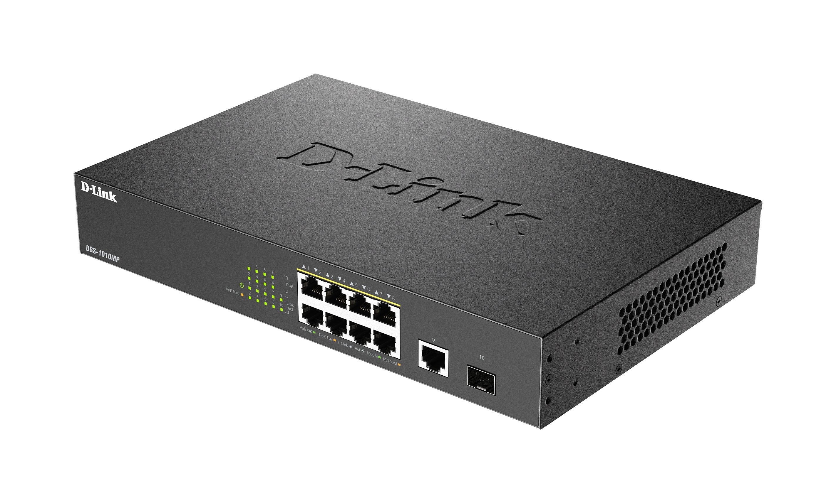 EAN 0790069474101 - D-Link DGS-1010MP/E switch No administrado L2 Gigabit Ethernet (10/100/1000) Energía sobre Ethernet (PoE) imagen 4