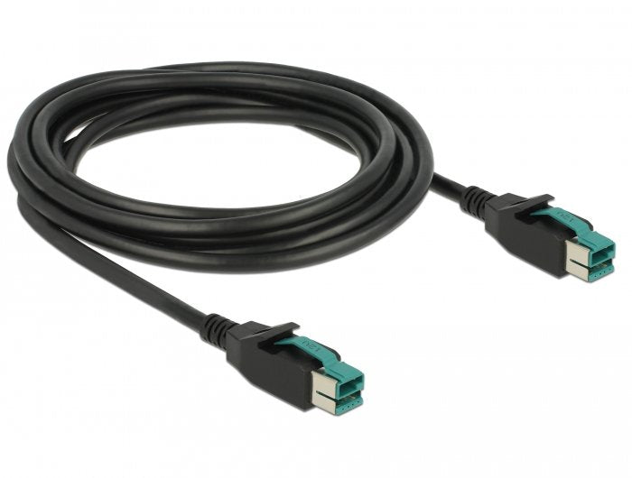 Delock Poweredcable Usb Macho 12 V > Poweredusb Macho 12 V 3 M Para Pos