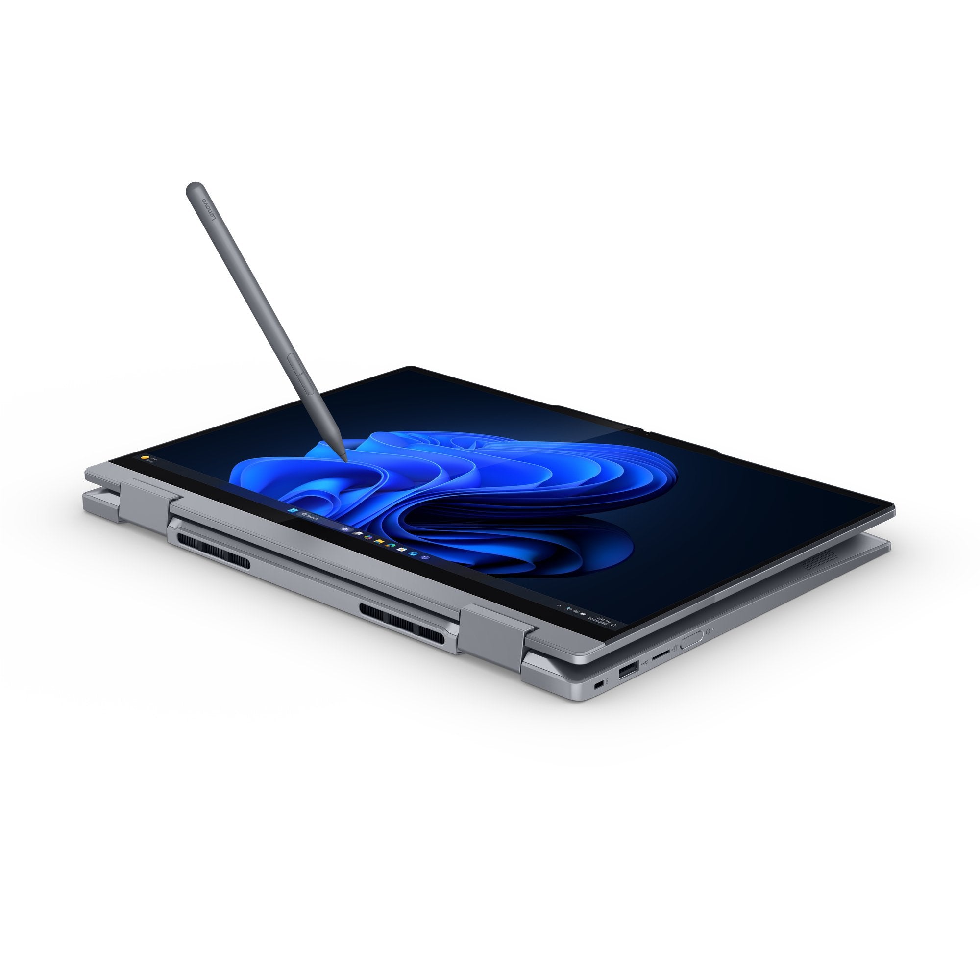 Portatil Lenovo Thinkbook 14 2-In-1 G5 Iau 21sq  5 225u 4.8 Ghz Win 11 Pro  16 Gb Ram 512 Gb Ssd Nvme 14" Ips Pantalla Táctil 1920 X 1200 Wi-Fi 6e Bluetooth Gris Luna Bicolor Kbd: Español