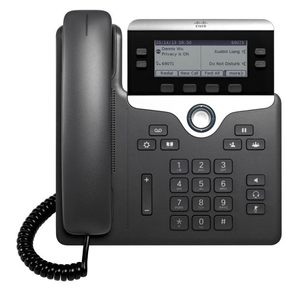 Cisco 7821 Teléfono Ip Negro, Plata Terminal Con Conexión Por Cable 2 Líneas