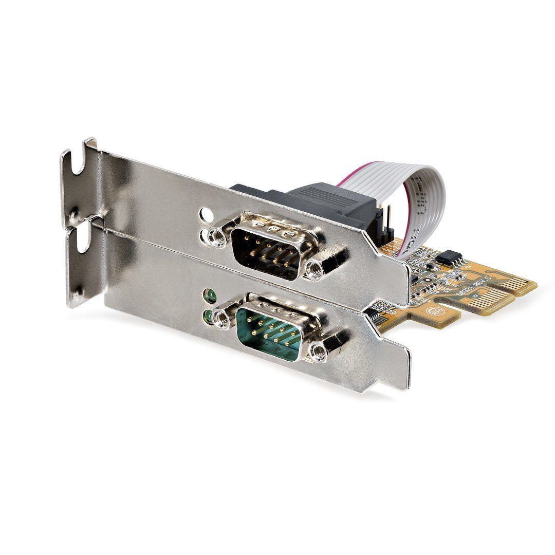 Startech 21050-Pc-Serial-Lp Tarjeta Pci-E 2 Puertos Serie 5v/12v