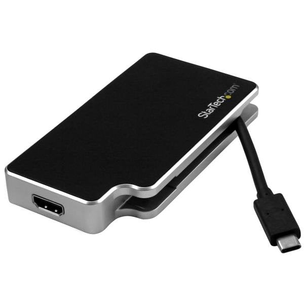 Startech Adaptador 3-En-1 Usb-C A Vga Dvi Hdmi 4kâ Cdpvgdvhdb