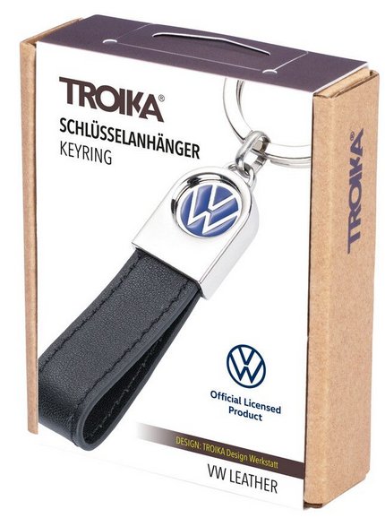 EAN 4024023271106 - TROIKA VW Lederschlaufe Llavero de anilla Negro imagen 3