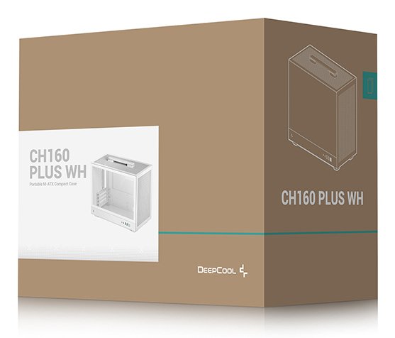 Caja Pc Deepcool Ch160 Plus Wh Small Form Factor (Sff) Blanco