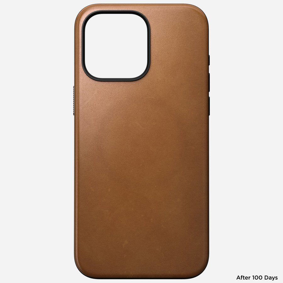 Nomad Modern Leather Case Iphone 15 Pro Max English Tan
