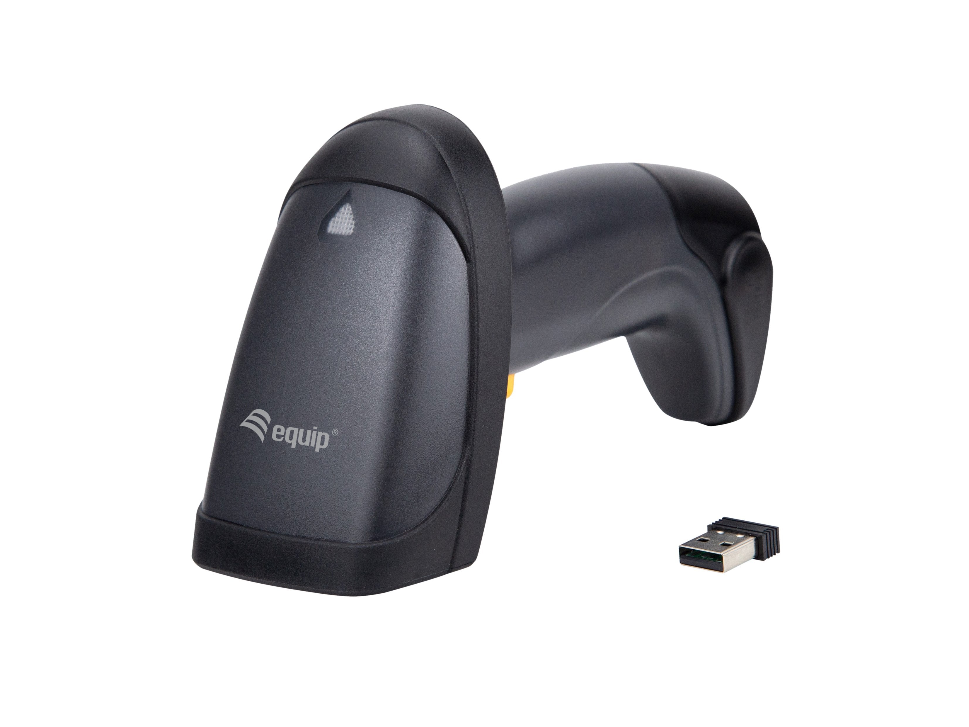 Equip Escáner Manual De Código De Barras Láser Inalámbrico Usb Negro