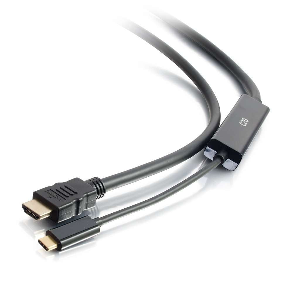 C2g Usb 2.0 Usb Type C To Usb Micro B Adapter M/F Usb C To Phone Black Adaptador Usb Micro-Usb Tipo B (H) A 24 Pin Usb-C (M) Usb 2.0 Moldeado Negro