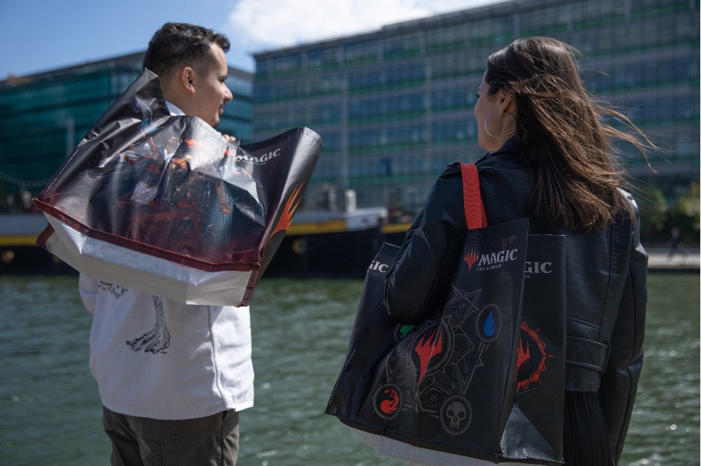 5 Colors Mana Bolsa Reciclable Con Asas 40x45x20 Cm Magic The Gathering