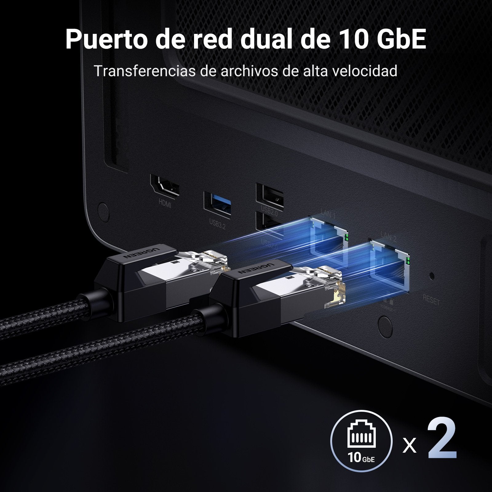 EAN 6941876228997 - Ugreen NASync DXP6800 Pro NAS Compacto Intel® Core™ i5 i5-1235U 8 GB DDR5 0 TB UGOS Pro Negro imagen 5