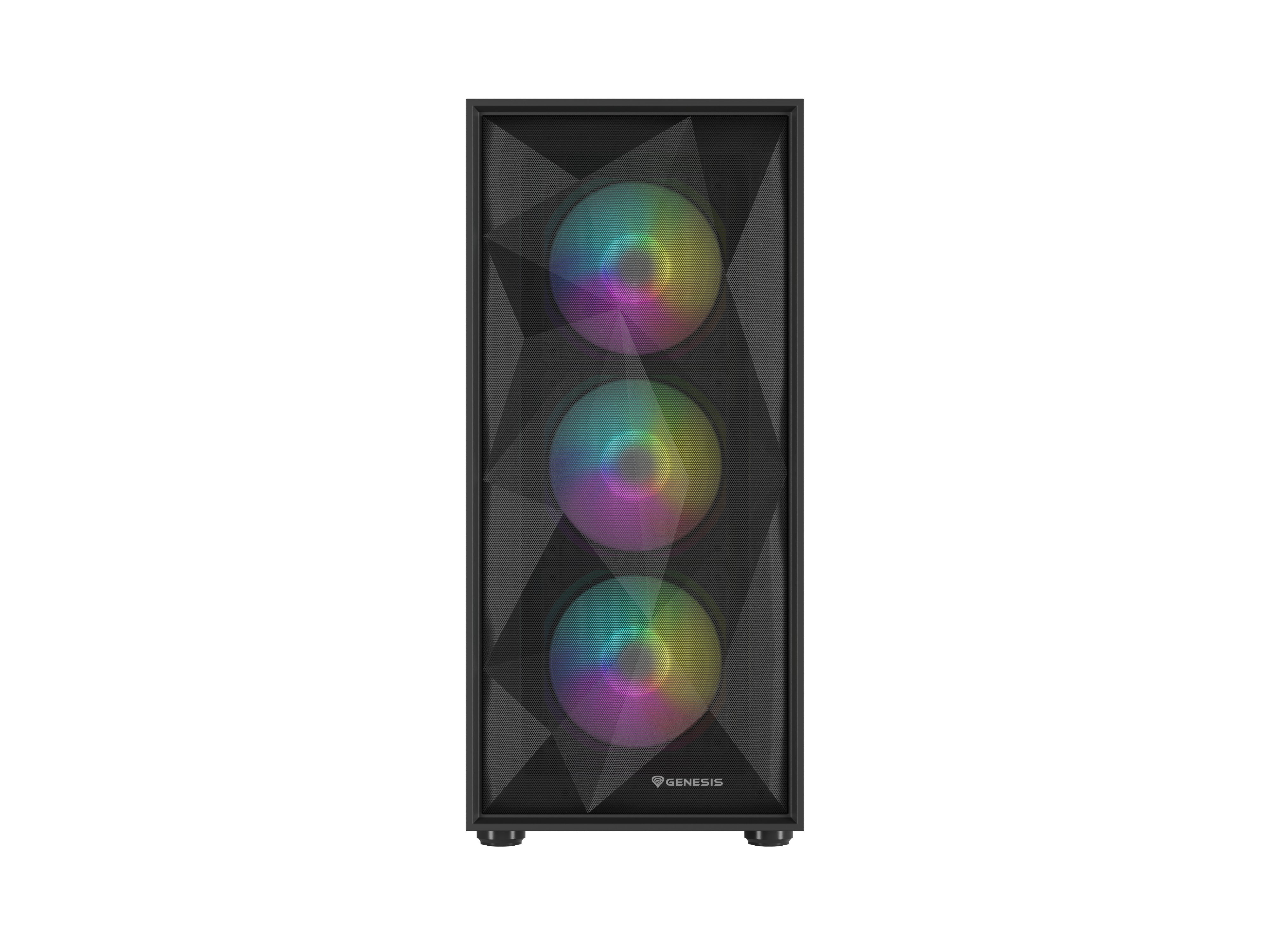 EAN 5901969444537 - GENESIS Diaxid 605 ARGB Midi Tower Negro imagen 6