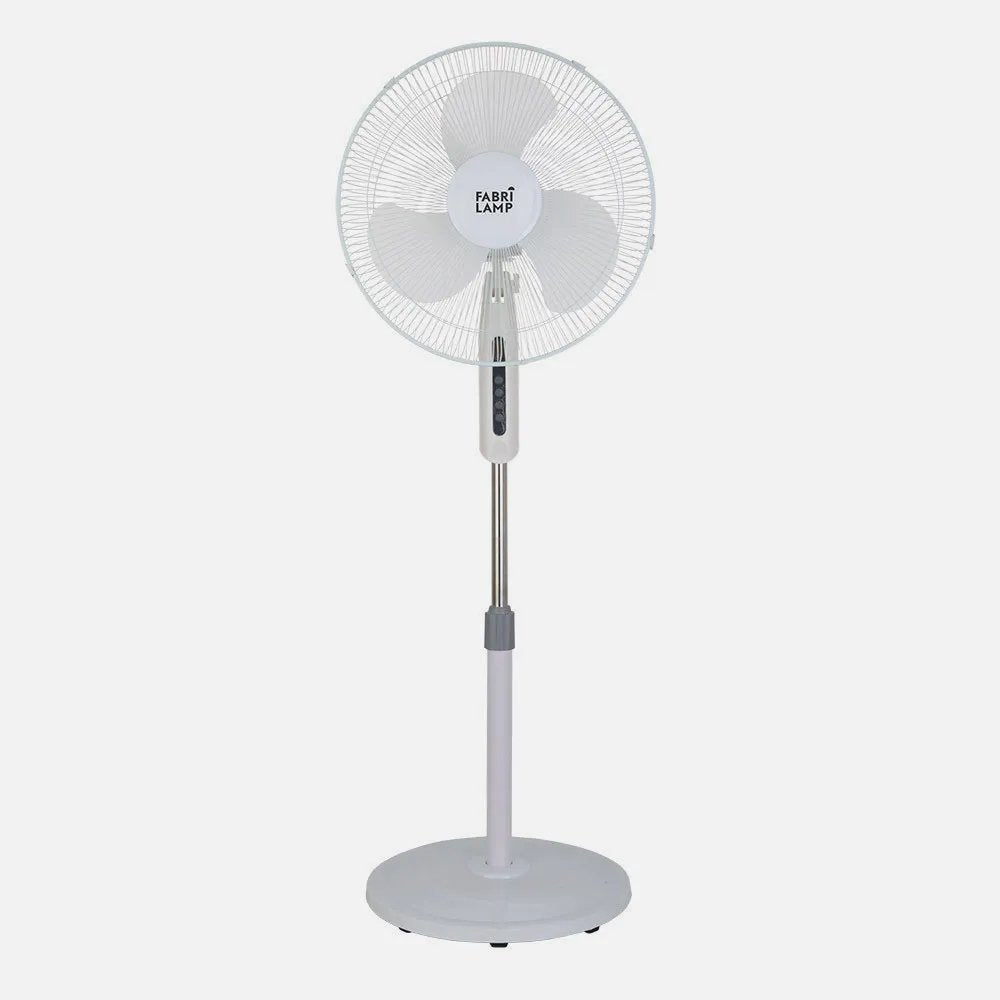 Ventilador De Pie Etesio Blanco 3 Velocidades 40w 3 Aspas Oscilante