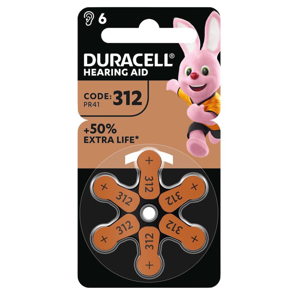 Duracell Activair Da 312, 6 Pcs
