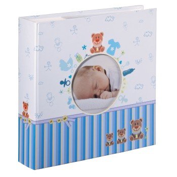 Hama Tim Álbum De Foto Y Protector Azul, Blanco 200 Hojas 10 X 15