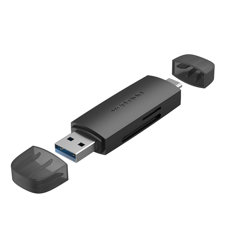 Lector De Tarjetas Externo Vention Clkb0 Usb 3.0 Y Usb Tipo-C