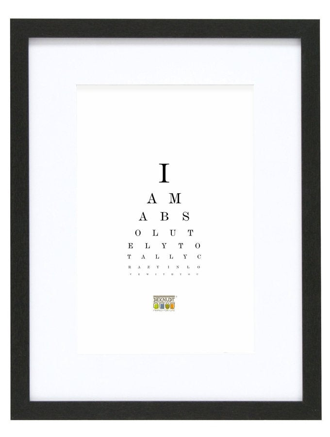 Deknudt S66kf2 P1 30x30 Holz Schwarz Mit Passepartout