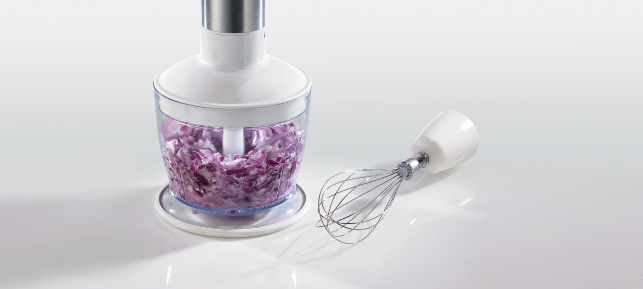 Batidora Gorenje Hbc806qw 0,5 L De Mano 800 W Acero Inoxidable, Blanco