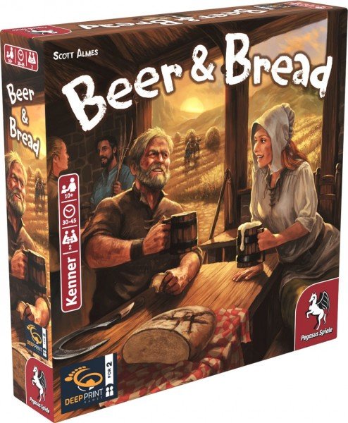 Pegasus Deep Print Games: Cerveza Y Pan, Juego De Mesa 57809g
