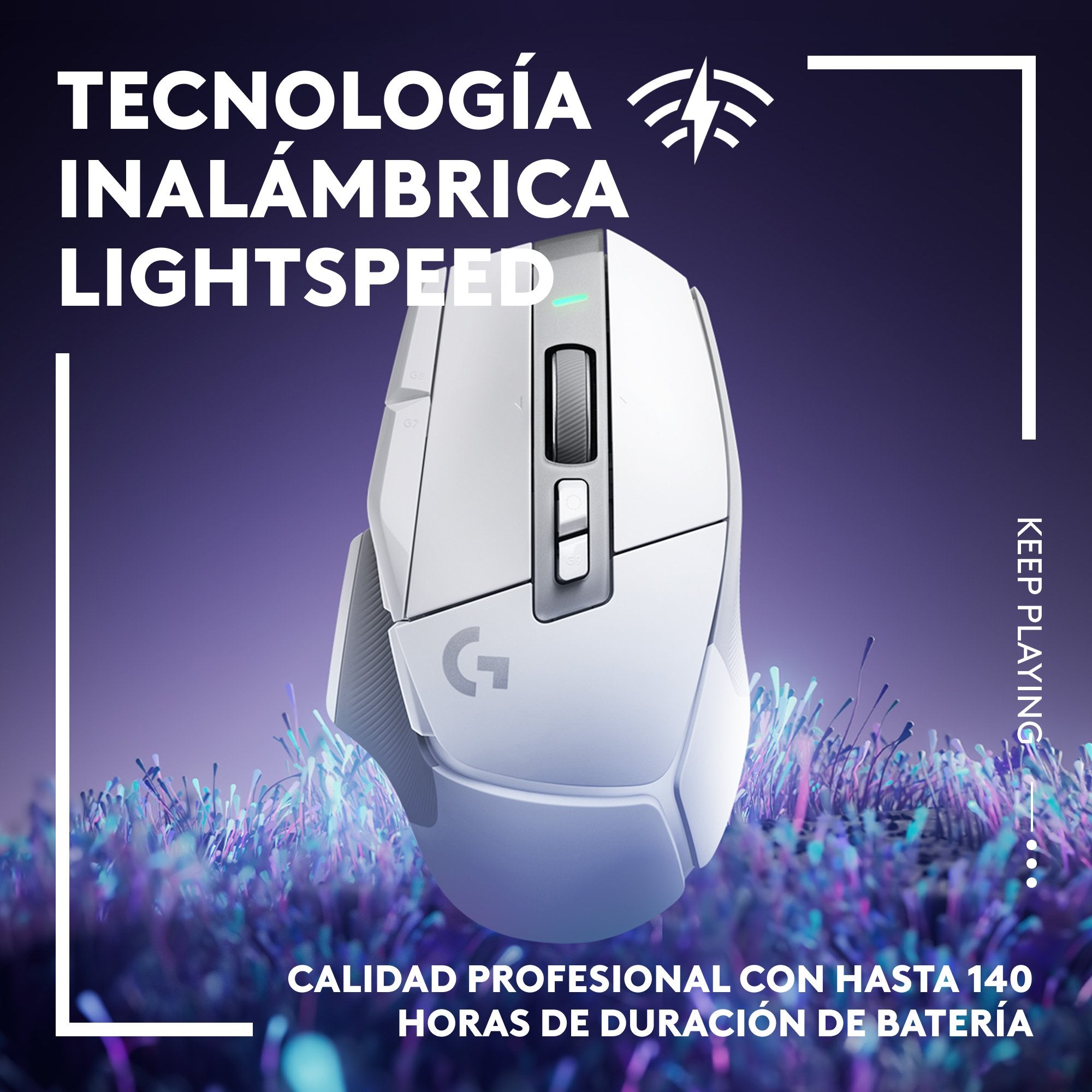 Logitech G G502 X Lightspeed Ratón Mano Derecha Rf Inalámbrico Óptico 25600 Dpi