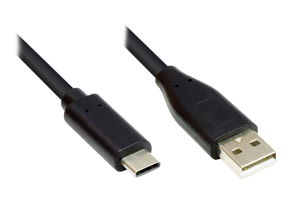 EAN 4014619366743 - Alcasa GC-M0116 cable USB 0,5 m USB Tipo C USB tipo A Negro imagen 1