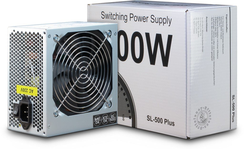EAN 4260133129108 - Inter-Tech SL-500 Plus unidad de fuente de alimentación 500 W 20+4 pin ATX ATX Plata imagen 4