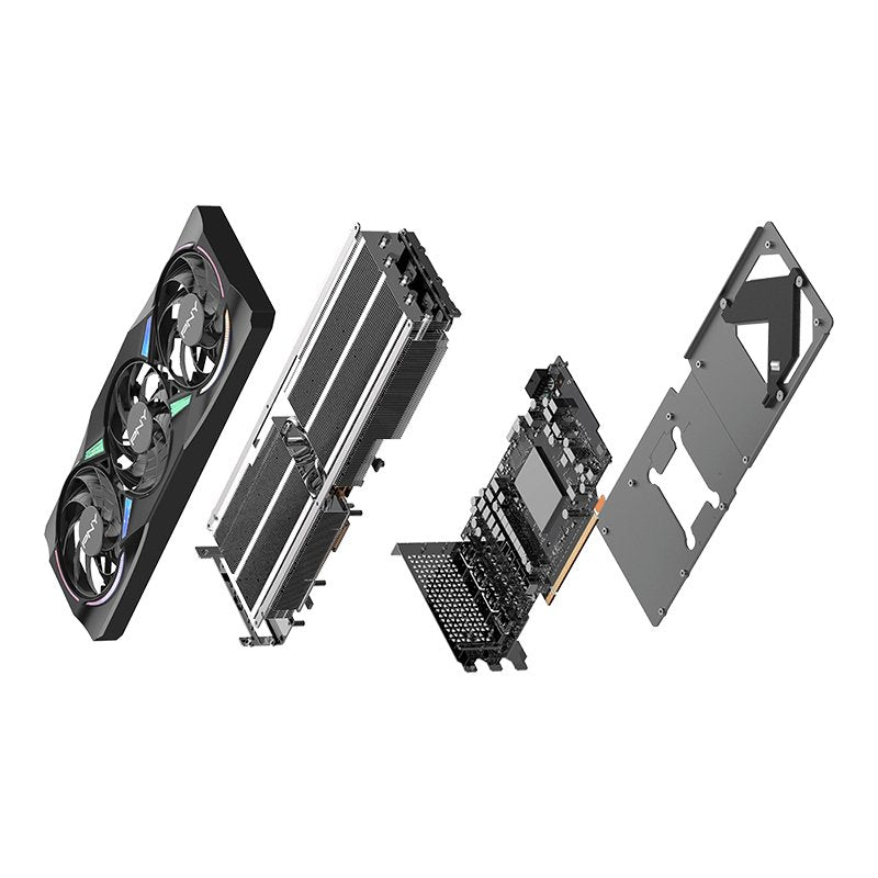 Vga Pny Geforce Rtx 5070 Argb Oc 16gb Ddr7 3xdp 1xhdmi 2.3 Ghz Cuda 8960 256bit 300w