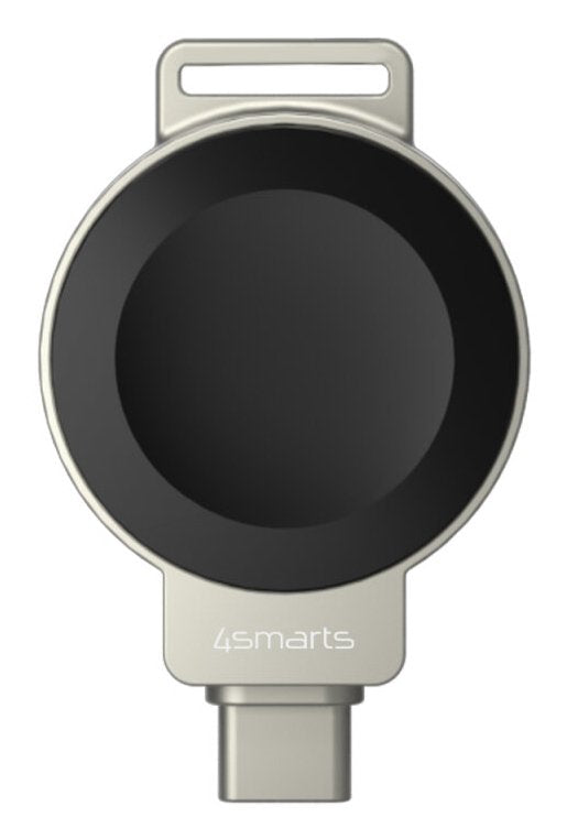 EAN 4252011911486 - 4smarts 541478 cargador de dispositivo móvil Reloj inteligente Negro, Plata USB Cargador inalámbrico Inte imagen 1