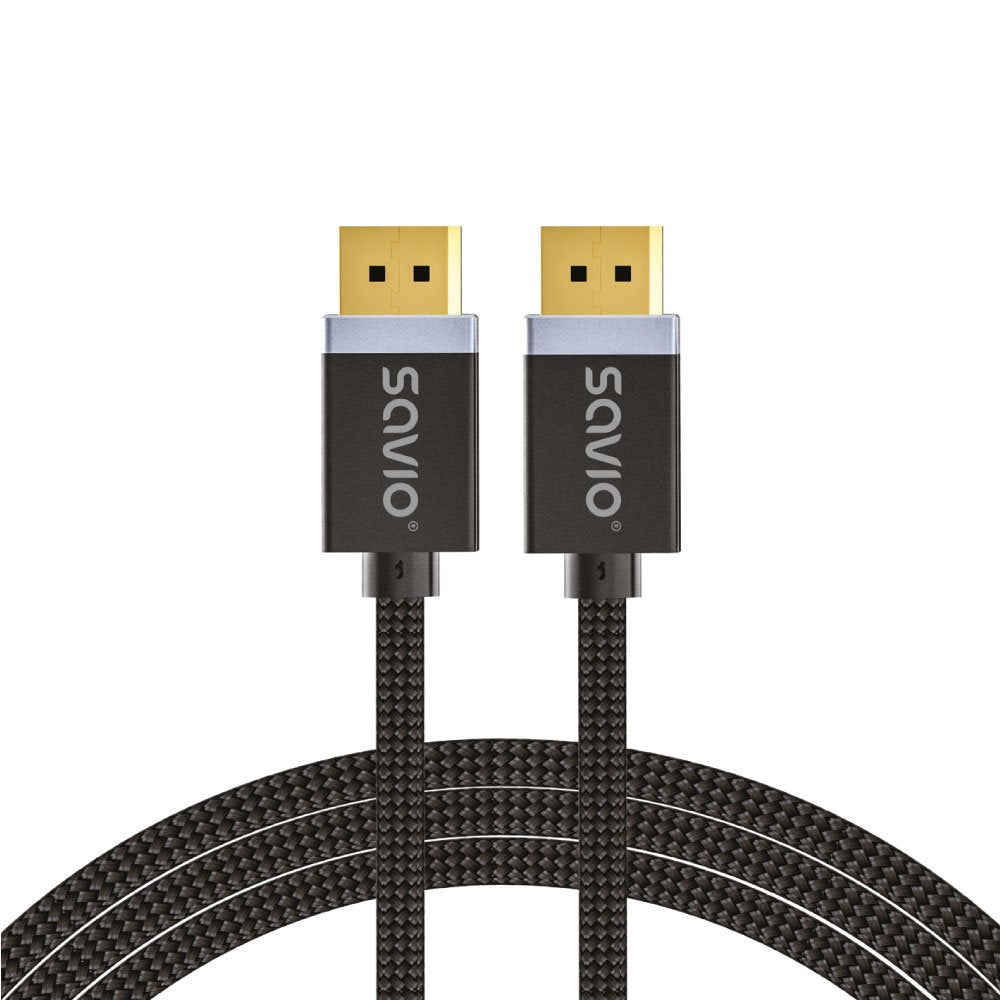 EAN 5901986047469 - Savio DisplayPort cable 1 m Black CL-165 Blanco imagen 1