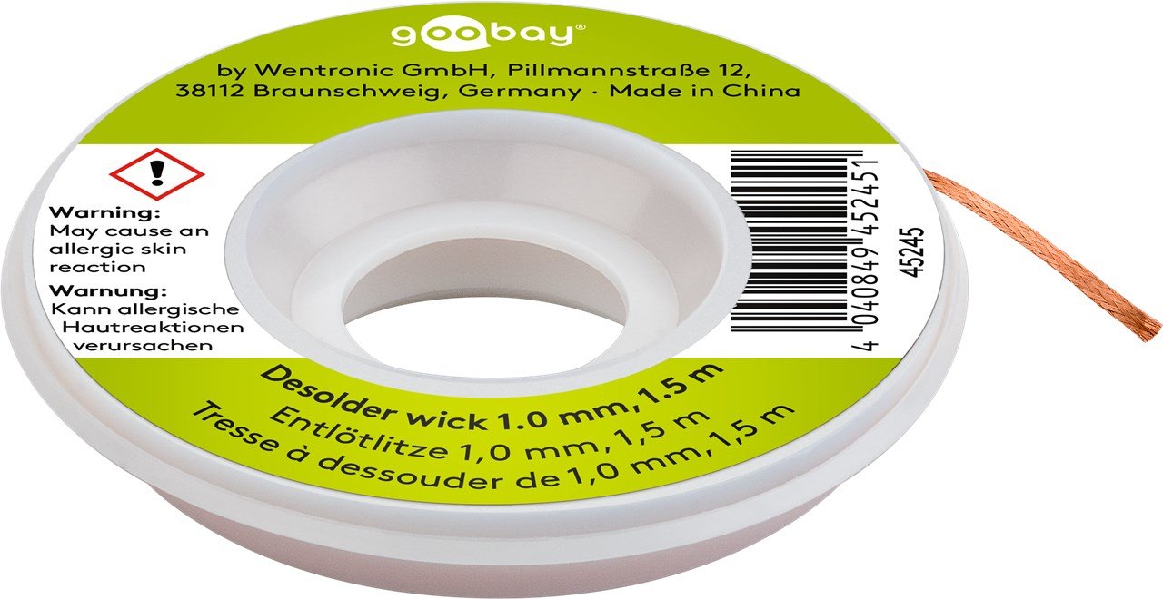 Goobay 45245 Accesorio Para Estaciones De Soldadura Soldadores 1 Pieza(S) Alambre De Soldadura