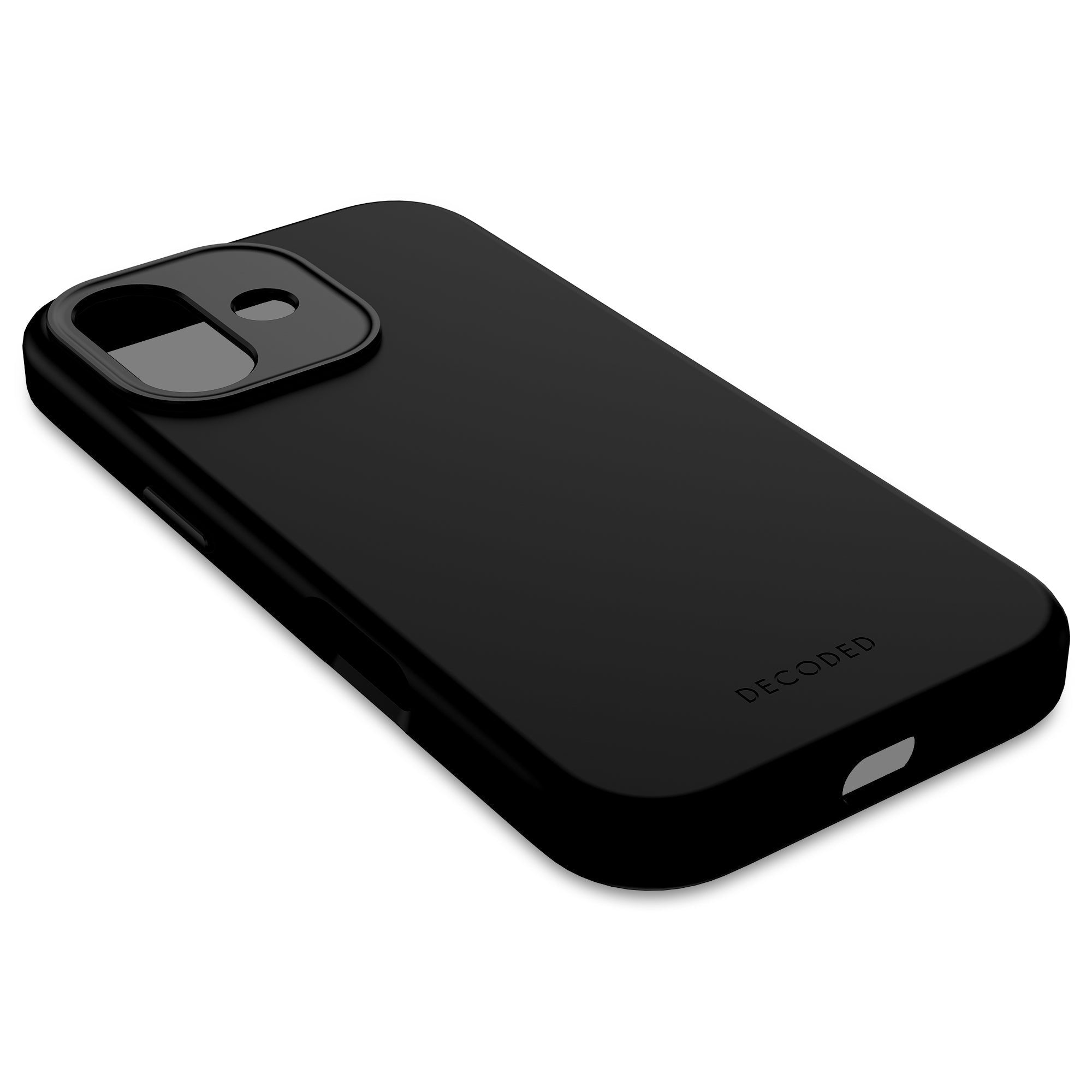 Decoded Antimicrobial Silicone Backcover Iphone 17 Phantom Blk
