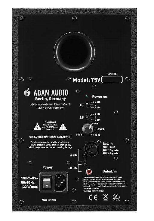 EAN 4260113133620 - Adam Audio T5V Negro imagen 2