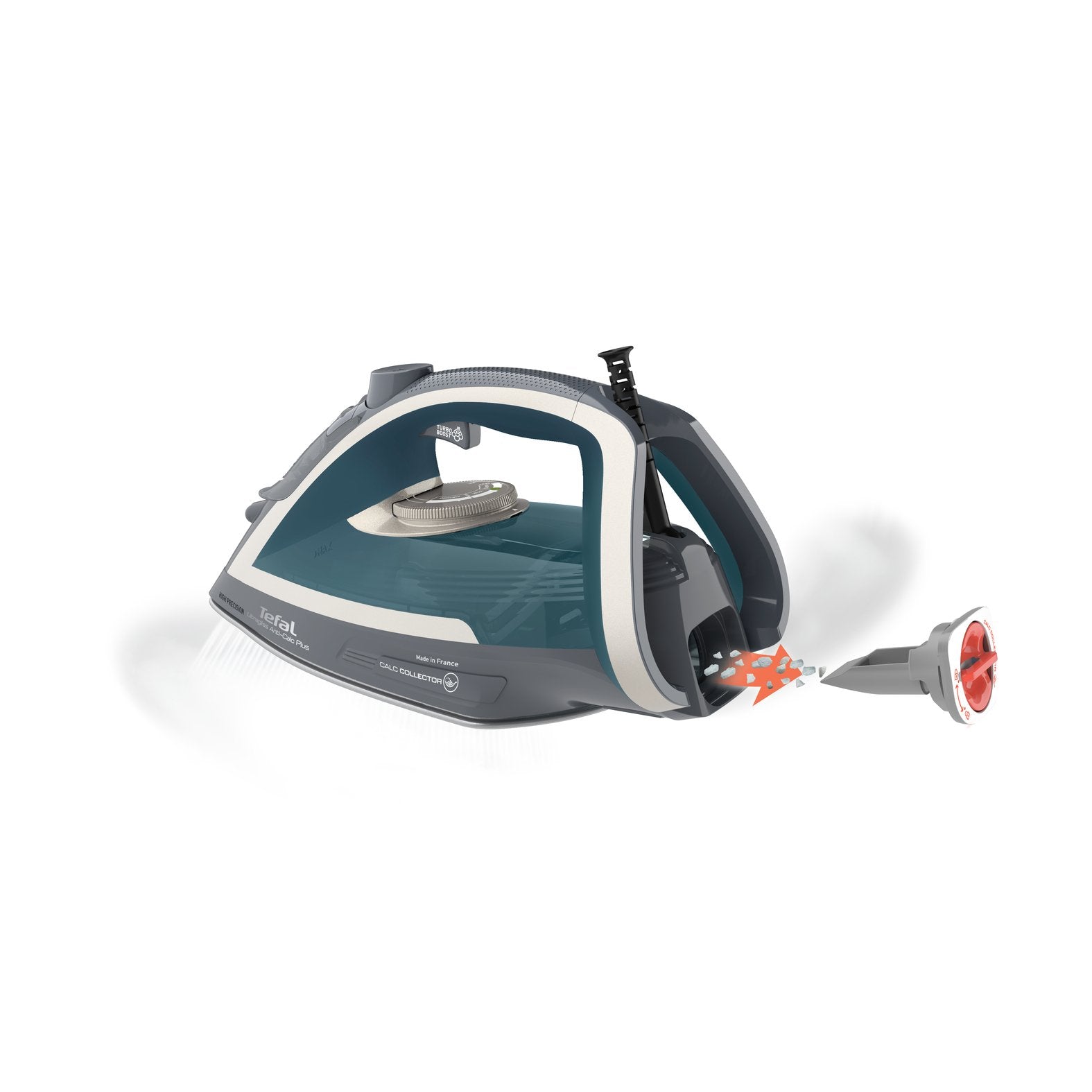 EAN 3121040078686 - Tefal Ultragliss Anti-Calc Plus FV6842 Plancha a vapor 2800 W Azul, Plata imagen 3