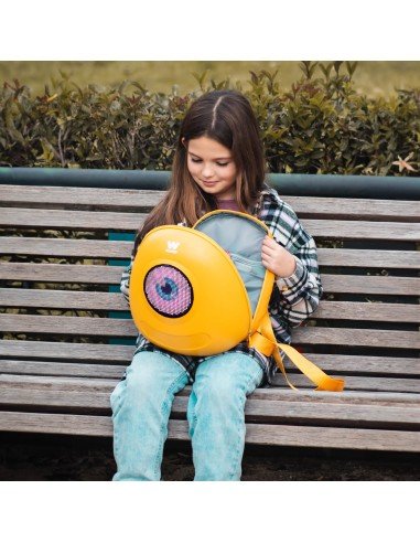 Mochila Con Pantalla Led Woxter Loy-Big Eye Amarilla
