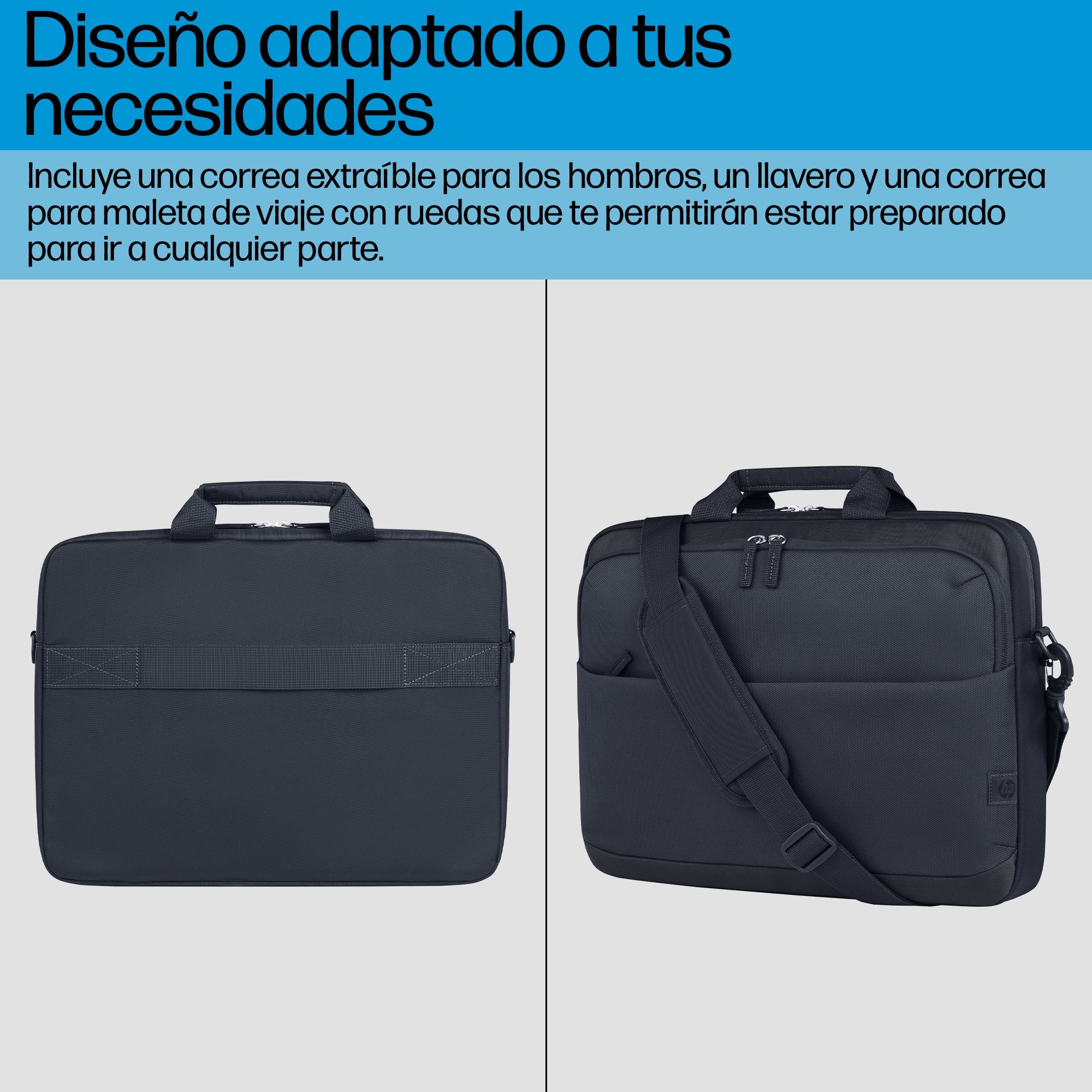 EAN 0198122602087 - HP Everyday 14 Odyssey Gray Laptop Bag 35,8 cm (14.1") Maletín Gris imagen 3